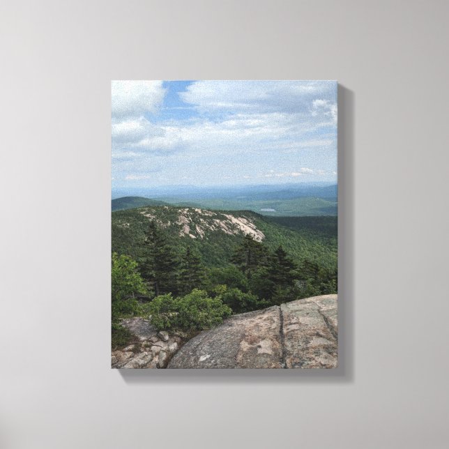 Impressão Em Tela Vista de cima da montanha (Frente)