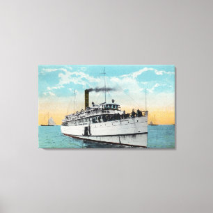 Impressão Em Tela Vista de dunas de areia típicas de Cape Cod