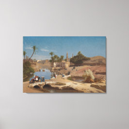 Impressão Em Tela Vista de EL-Fayoum de Medinet