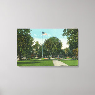 Impressão Em Tela Vista de Flagpole no Academy Park