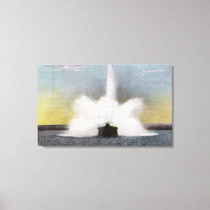 Impressão Em Tela Vista de Fonte do Reservatório Cobbs Hill