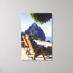 Impressão Em Tela Vista de Gros Piton de Stonefield Estate Villa