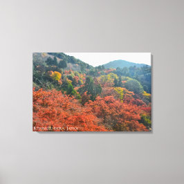 Impressão Em Tela Vista de outono do templo Kiyomizu-dera Japão Viag