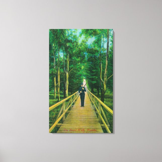 Impressão Em Tela Vista de Passeio no Presidio (Frente)