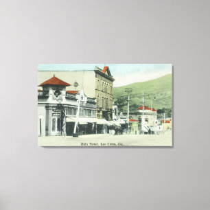 Impressão Em Tela Vista de StreetLos principal Gatos, CA
