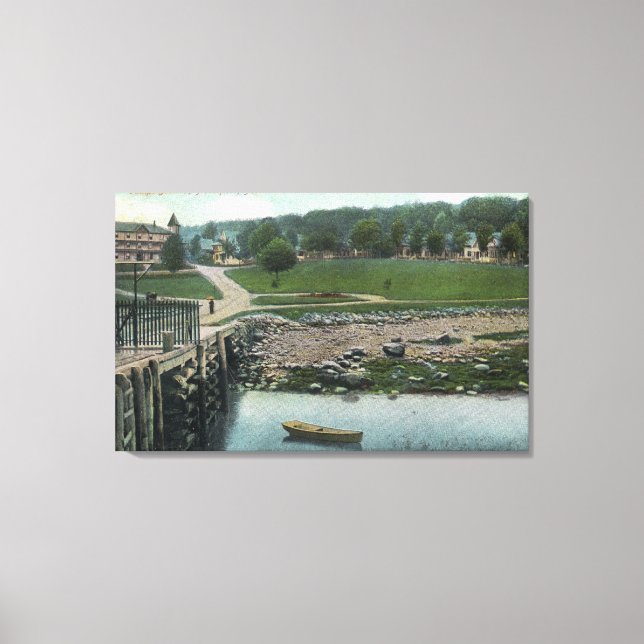 Impressão Em Tela Vista de um terreno de campo (Frente)