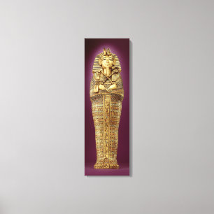 Impressão Em Tela Vista dianteira de um dos caixões canopic