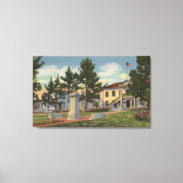 Impressão Em Tela Vista do Colton Hall (Frente)