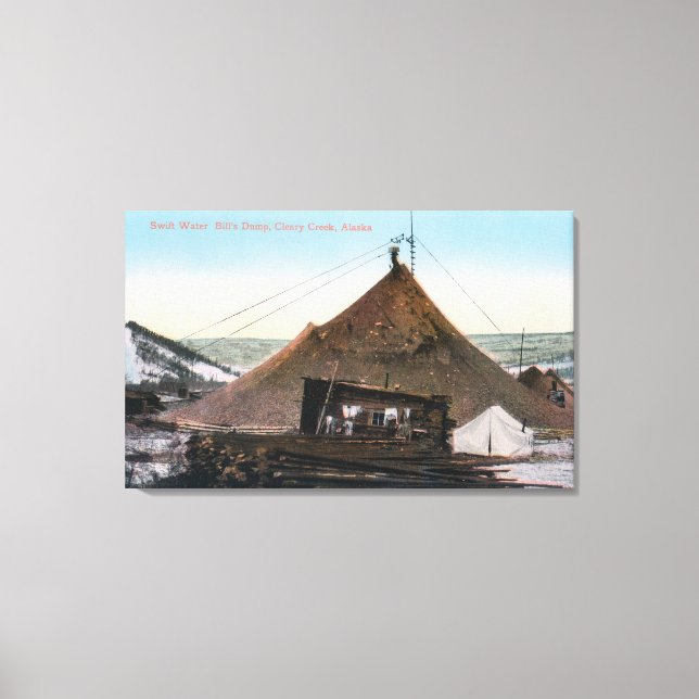 Impressão Em Tela Vista do despejo da Lei de Água Swift (Frente)