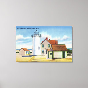 Impressão Em Tela Vista do farol do ponto da raça