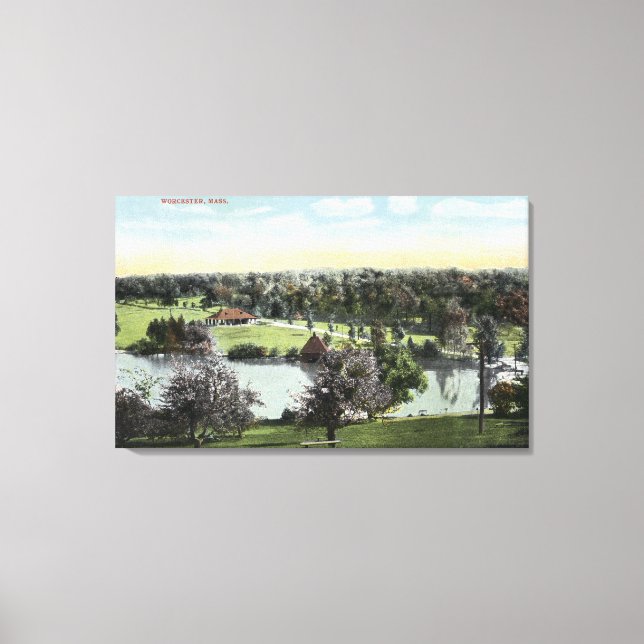 Impressão Em Tela Vista do Green Hill Park (Frente)