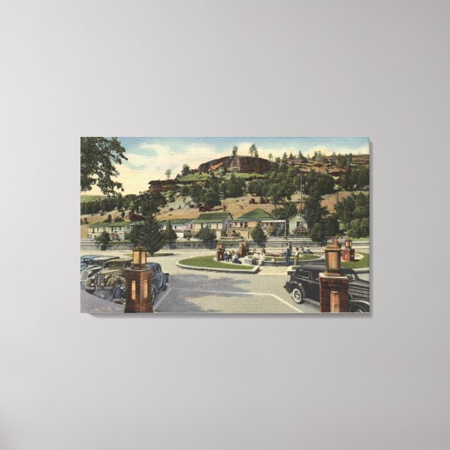 Impressão Em Tela Vista do hotel principal em Primaveras Richardson (Frente)