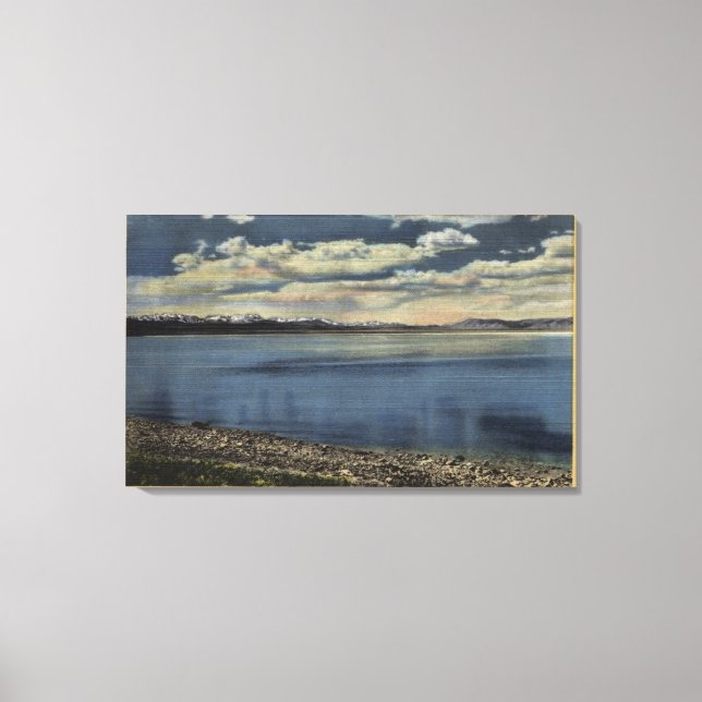 Impressão Em Tela Vista do lago Crowley (Frente)