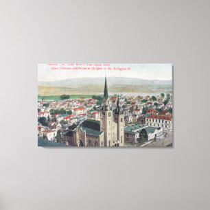 Impressão Em Tela Vista do lago Merritt do Union Bank