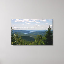 Impressão Em Tela Vista do lago Sacandaga do Excelente do Monte Hadl