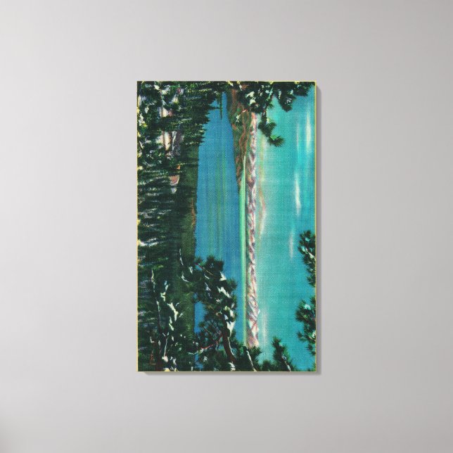 Impressão Em Tela Vista do Mt. Rosa HighwayLake Tahoe, CA (Frente)