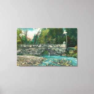 Impressão Em Tela Vista do Napa County BridgeNapa, CA