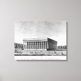 Impressão Em Tela Vista do palácio imperial da bolsa