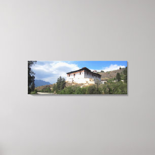 Impressão Em Tela vista do paro dzong