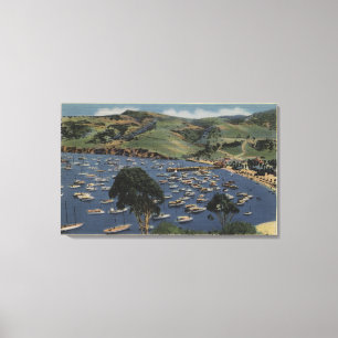 Impressão Em Tela Vista do porto de Isthmus