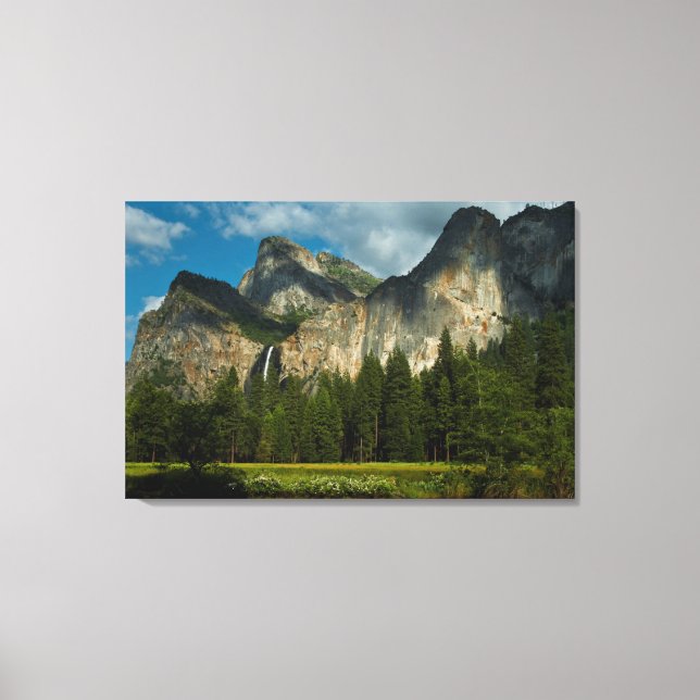 Impressão Em Tela Vista Dramática do Vale de Yosemite a partir dos P (Frente)