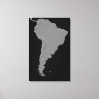 Vista estereoscópica da América do Sul