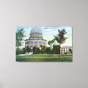 Impressão Em Tela Vista Exterior da Biblioteca da Academia da União