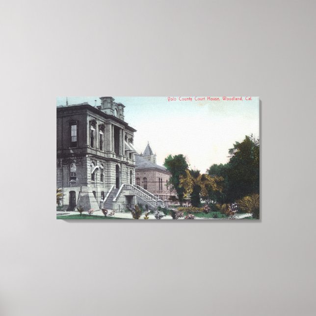 Impressão Em Tela Vista Exterior da Câmara do Tribunal de Polo (Frente)