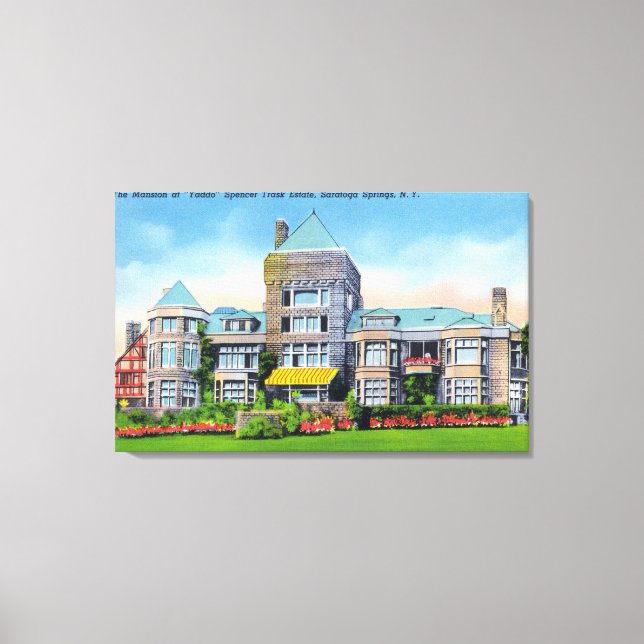 Impressão Em Tela Vista Exterior da Mansão de Estato de Via S. em (Frente)