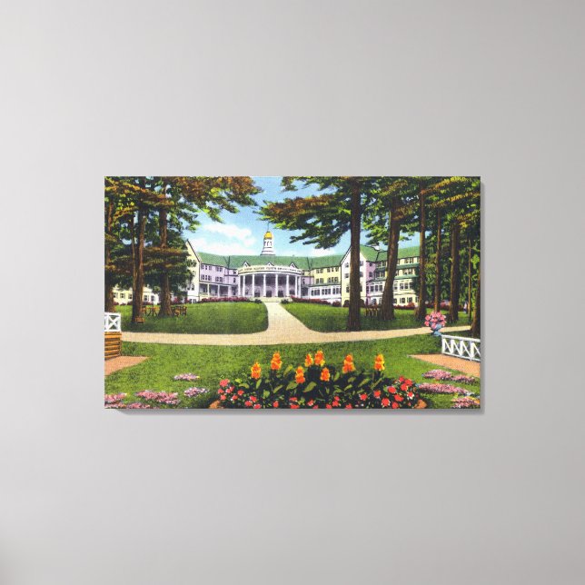 Impressão Em Tela Vista Exterior de Desembarque em Bolton do Hotel S (Frente)