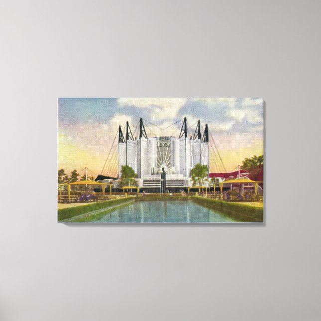 Impressão Em Tela Vista Exterior do Edifício Viagem (Frente)