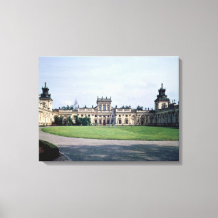 Impressão Em Tela Vista exterior do palácio, c.1677 construído