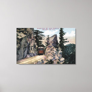 Impressão Em Tela Vista Ferroviária Granite Gate