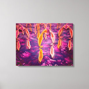 Impressão Em Tela Vista microscópica da ligante que liga a um