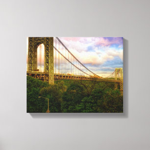 Impressão Em Tela Vista que olha sul - ocidental de Manhattan