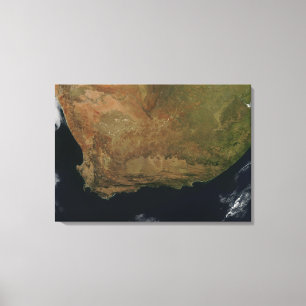 Impressão Em Tela Vista satélite de África do Sul
