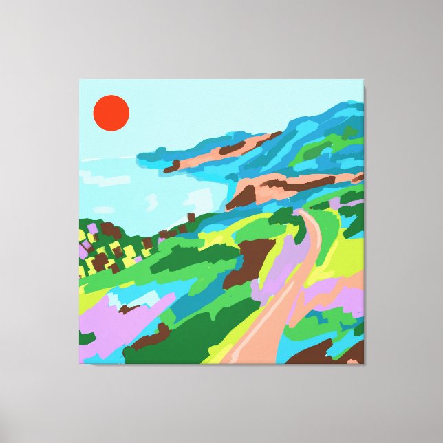 Impressão Em Tela Vistas (Frente)