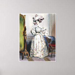 Impressão Em Tela Vítima da Camisa Floral - Vintage elegante A