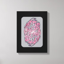 Vivid Contrast: Modern Geometric Abstract Print