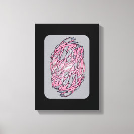 Impressão Em Tela Vivid Contrast: Modern Geometric Abstract Print