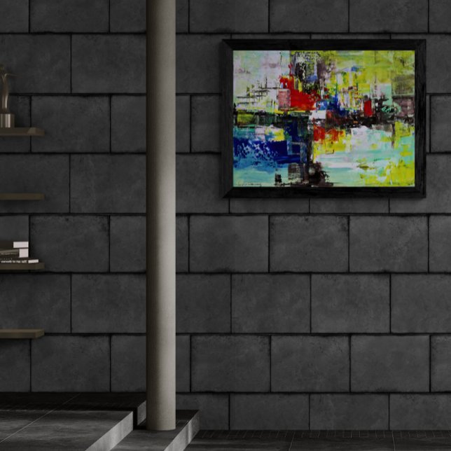 Impressão Em Tela "Vivid Dreams", Abstract Art (Criador carregado)