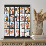 Impressão Em Tela Você é a única colagem de fotos romântica 20<br><div class="desc">Presente de canvas romântica para seu parceiro - perfeito para presente de aniversário de casamento, noivado, proposta etc. O design apresenta um impressão sobredimensionado que diz "Você é o único", exibido como uma sobreposição em suas fotos. O modelo de foto é configurado para que você adicione 20 fotos favoritas, todas...</div>