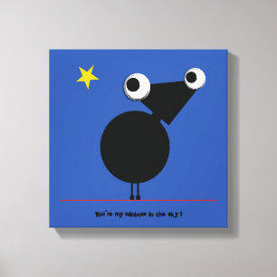 Impressão Em Tela Você é meu arco-íris no céu por Michele Moses