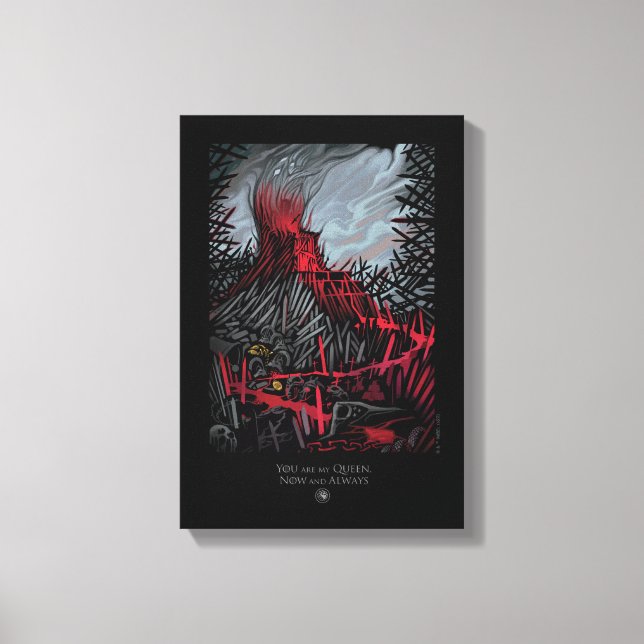 Impressão Em Tela Você É Minha Rainha, Agora E Sempre (Frente)