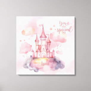 Impressão Em Tela Você é personalizável na Nuvem Rosa do Palácio Esp