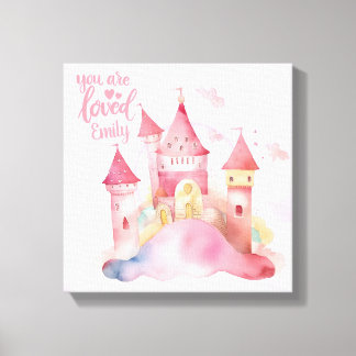 Impressão Em Tela Você é uma nuvem rosa adorada do palácio personali