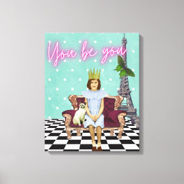 Impressão Em Tela Você Está Empoderando Pop de Arte Menina