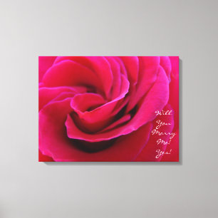 Impressão Em Tela Você Me Casado! Sim! Artes de Rosa