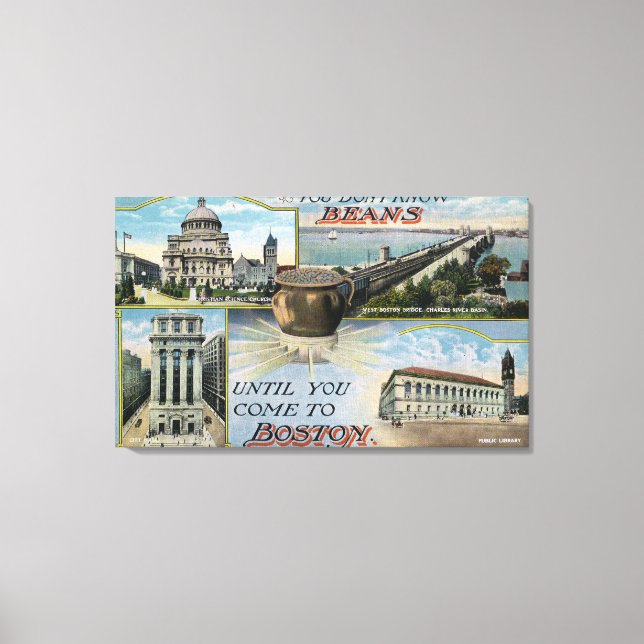 Impressão Em Tela Você não conhece feijão, visualizações cênicas de  (Frente)