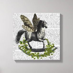 Impressão Em Tela Voo de Cavalo Fogueiro